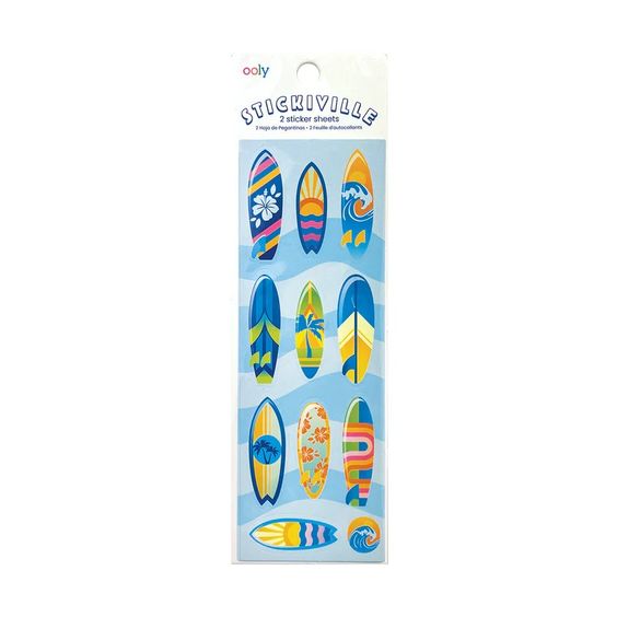 Stickiville Stickers: Surf's Up - Skinny (2 Sheets)