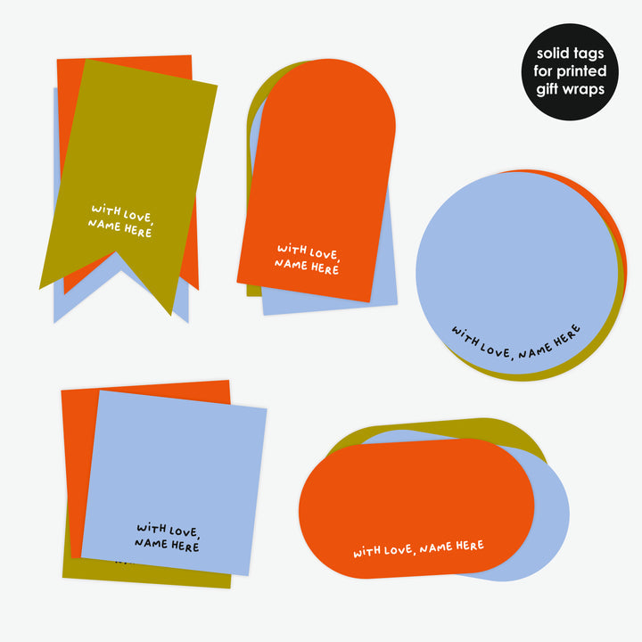 Stick On Tags | Christmas