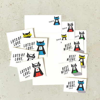 KIT - Personalised Stationery Set - Supermeow