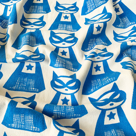 WRAP - Bath Towel - Supermeow Blue