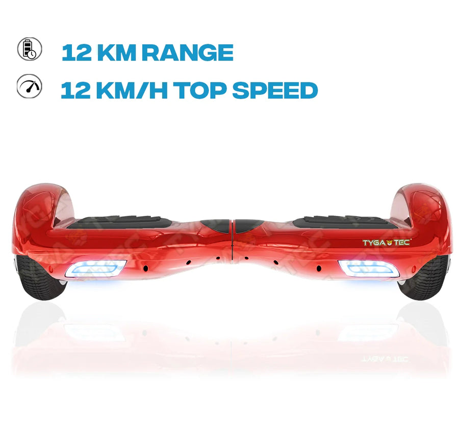Tygatec T1 ECO - Self Balancing Electric Hoverboard (Red Color)