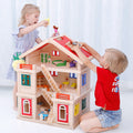 PLAYWELL WOODEN DOLL HOUSE