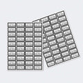 Sticker Sheet - Set of 2 - A4 Size