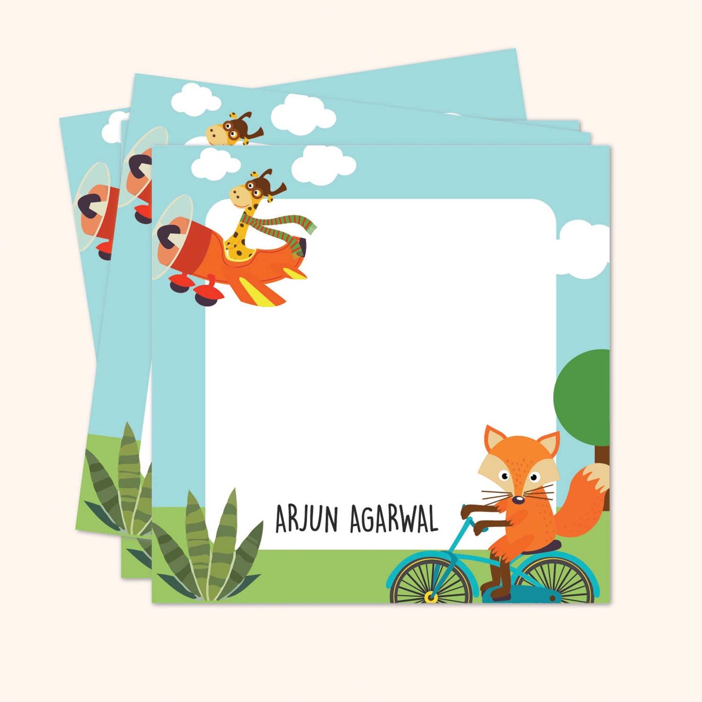 Square Gift Tags - Set of 24 | Personalised