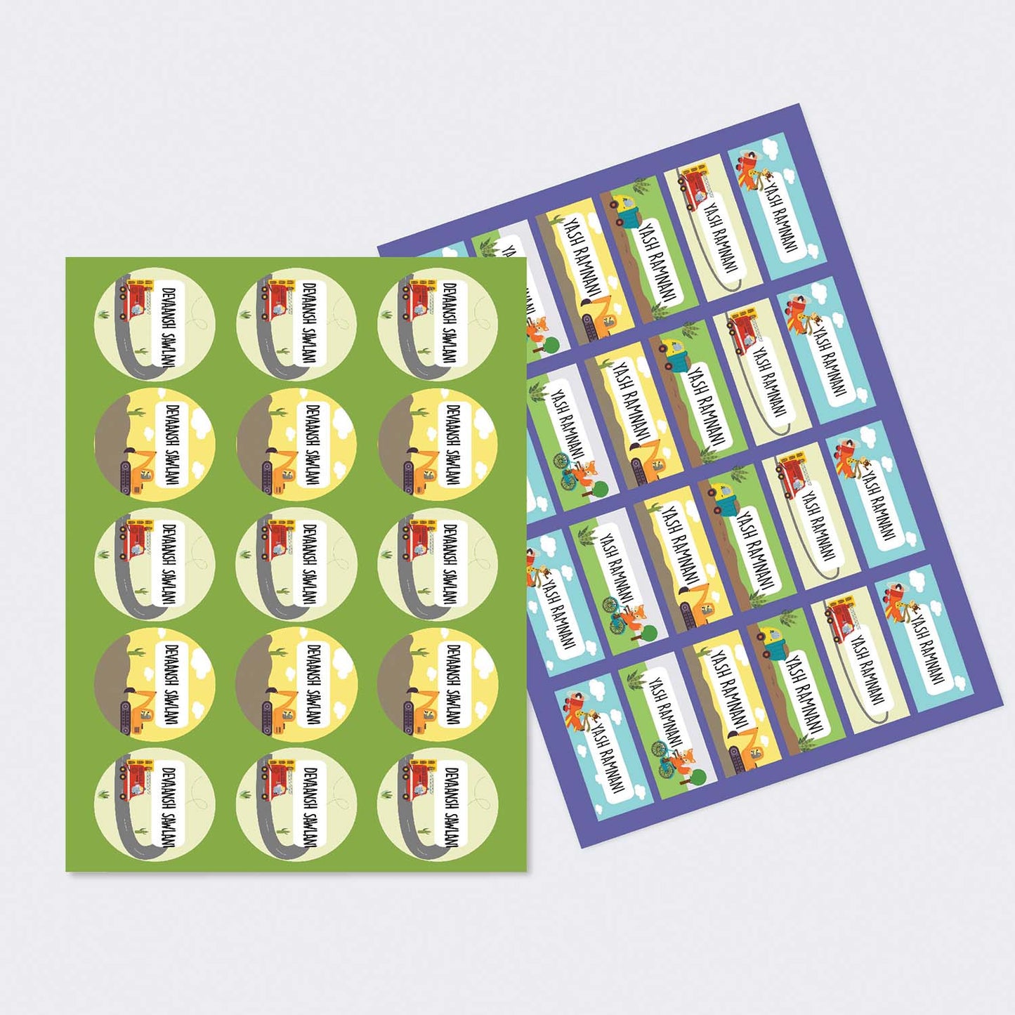 Sticker Sheet - Set of 2 - A4 Size