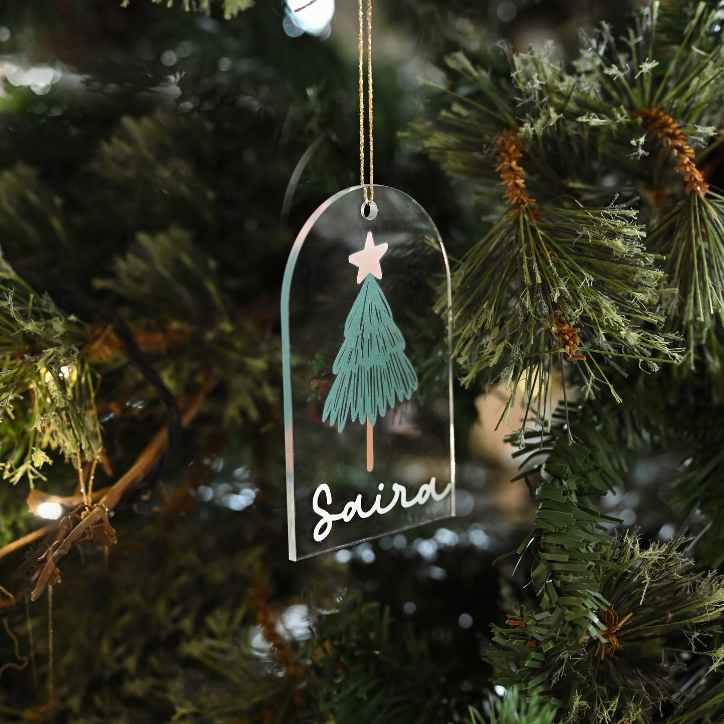 Personalised Ornament | Printed Tree