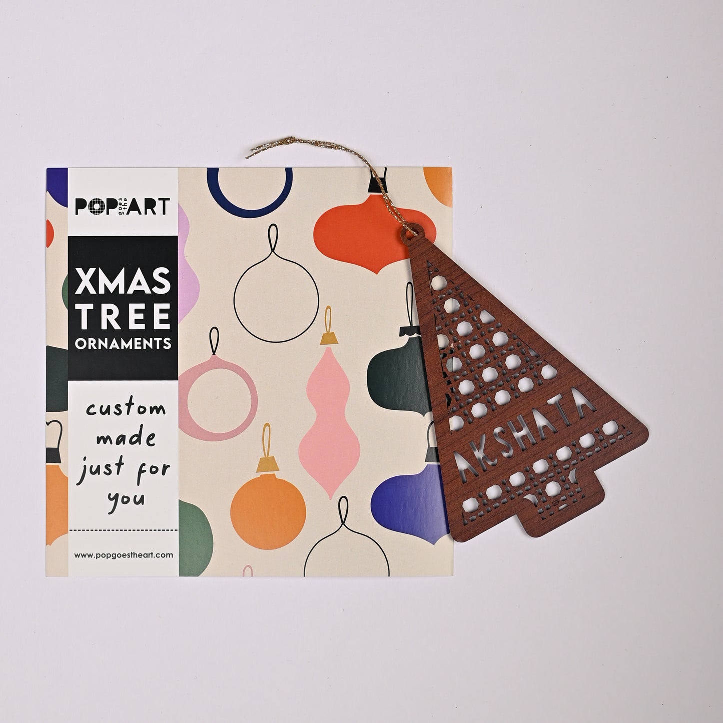 Personalised Tree Ornament | Rattan Tree