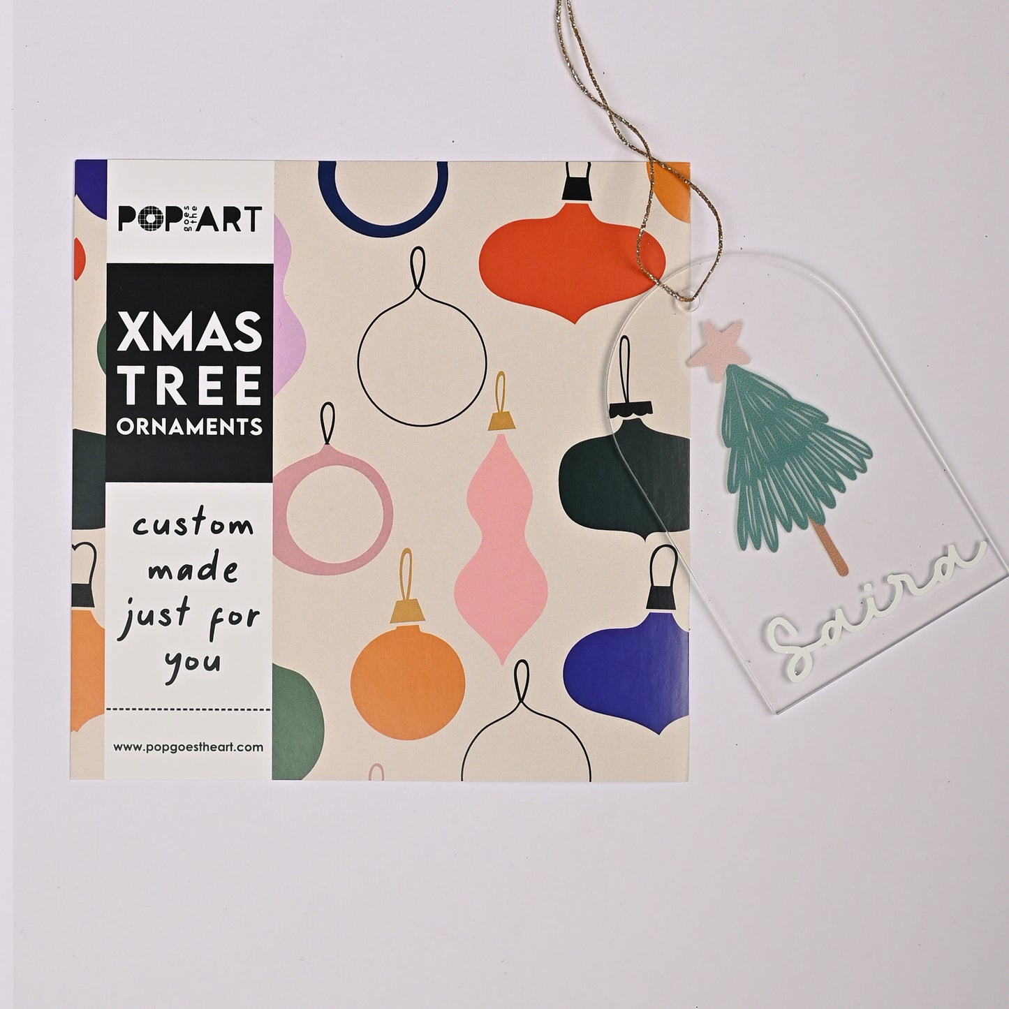 Personalised Ornament | Printed Tree