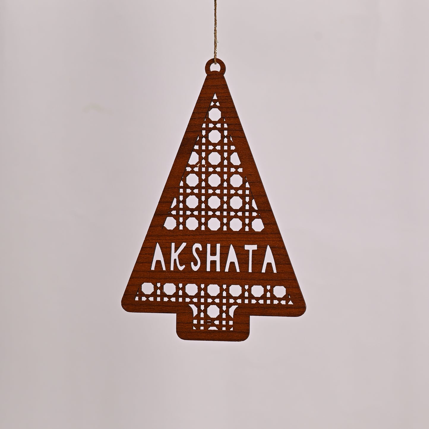 Personalised Tree Ornament | Rattan Tree