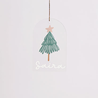Personalised Ornament | Printed Tree