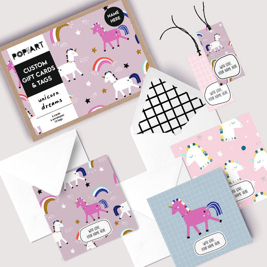 Gift Cards & Tags | Unicorn Dreams