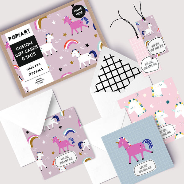 Gift Cards & Tags | Unicorn Dreams