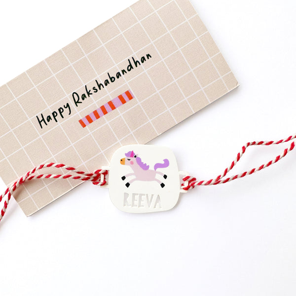 Personalised Name Rakhi | UNICORN PRINT