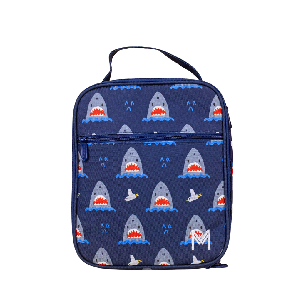 MontiiCo Large Insulated Lunch Bag - Sharks