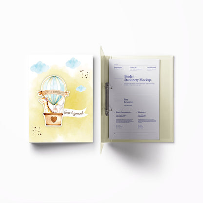A4 Vertical Clip Binder File