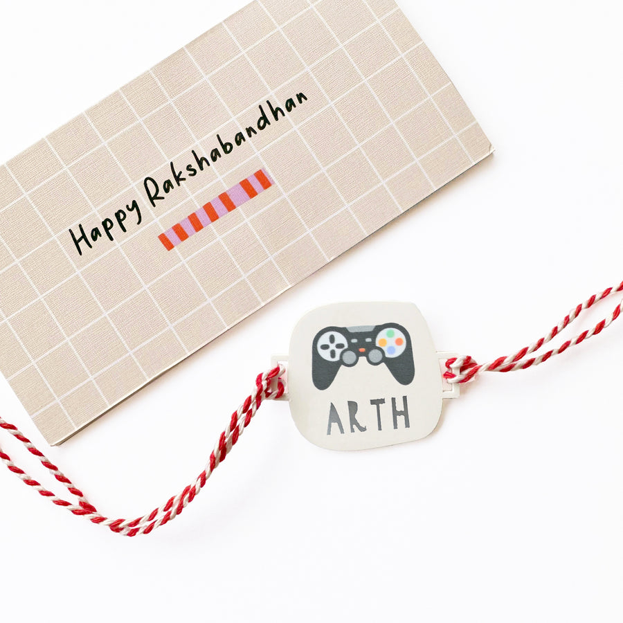 Personalised Name Rakhi | VIDEO GAME PRINT
