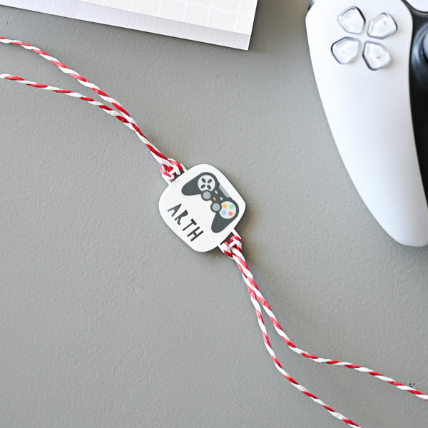 Personalised Name Rakhi | VIDEO GAME PRINT