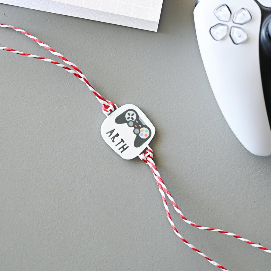 Personalised Name Rakhi | VIDEO GAME PRINT