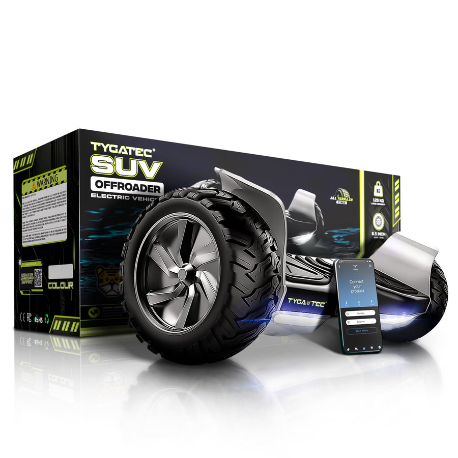 TYGATEC T6 Plus Off-Road SUV Hoverboard APP CONNECTIVITY (Black Color)