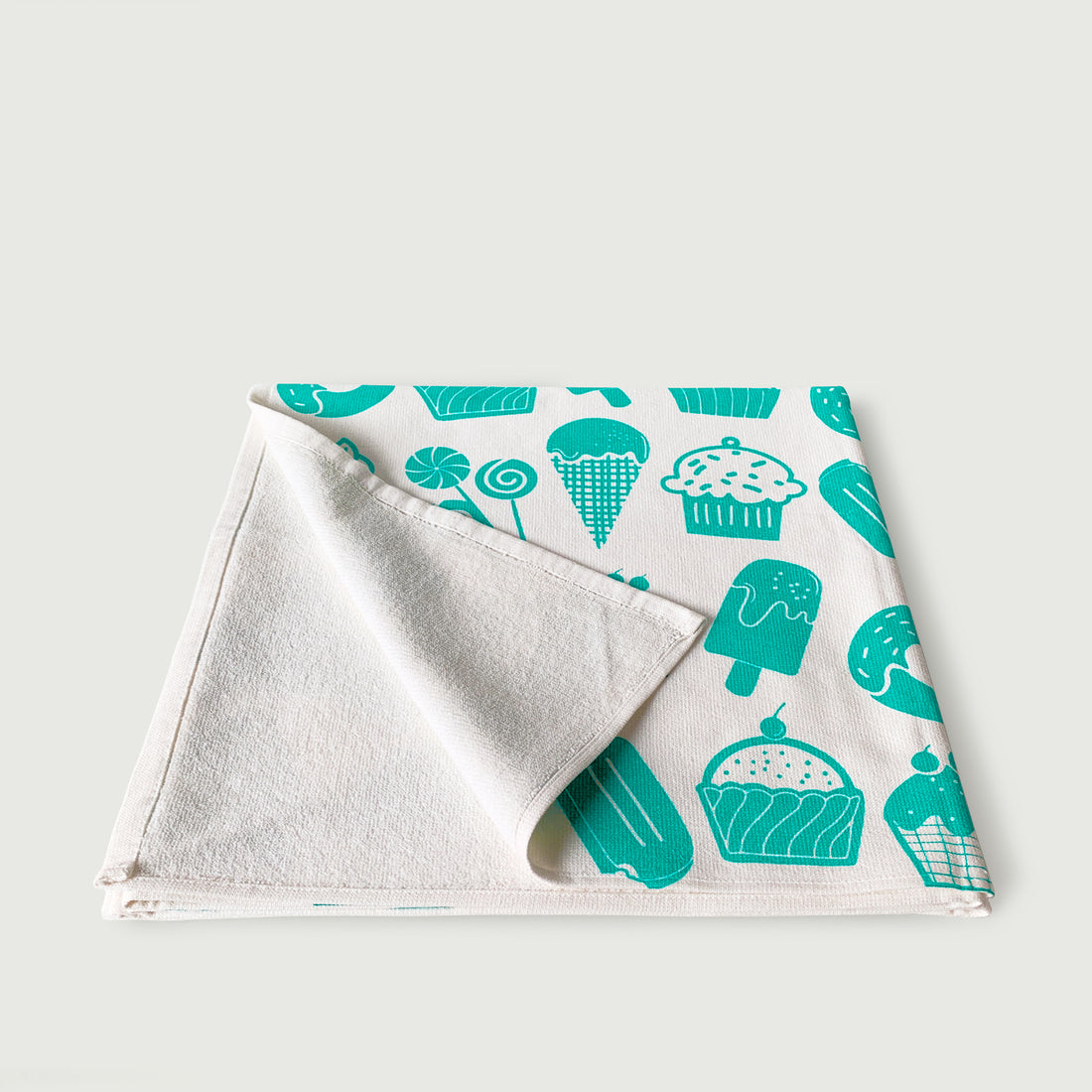 WRAP - Bath Towel - Cup Cake Green