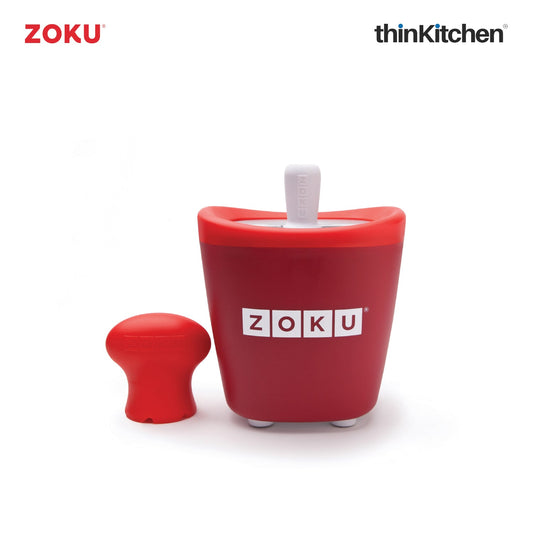 thinKitchen™ Zoku Single Quick Pop Maker, Red, 60ml per pop