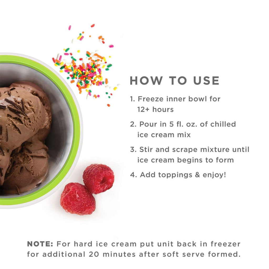 thinKitchen Zoku Ice Cream Maker Green 150ml Bombay Kids Company