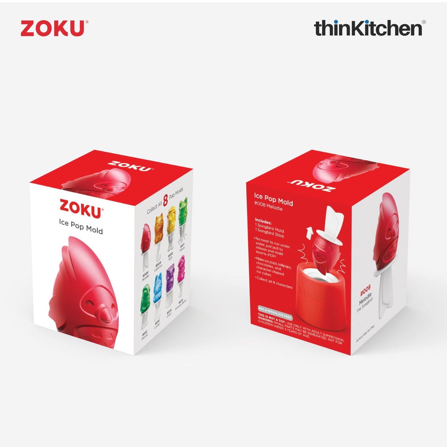 thinKitchen™ Zoku Songbird Ice Pop Mold