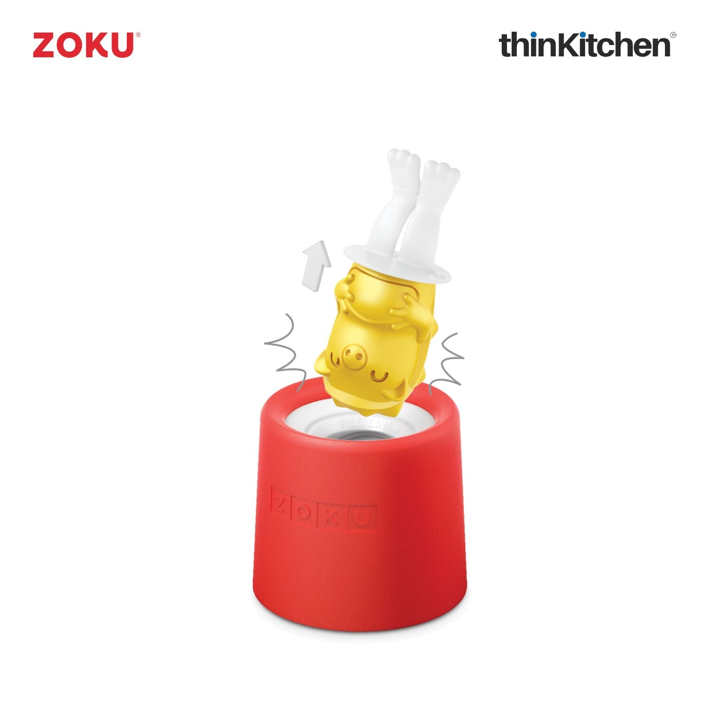 thinKitchen™ Zoku Hedgehog Ice Pop Mold
