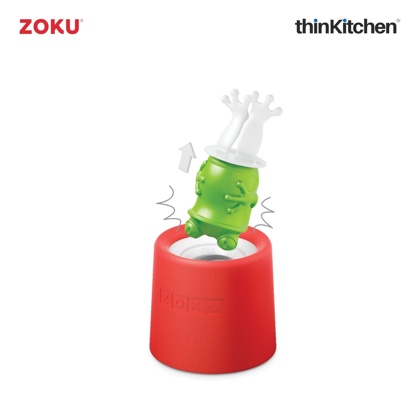 thinKitchen™ Zoku Frog Ice Pop Mold