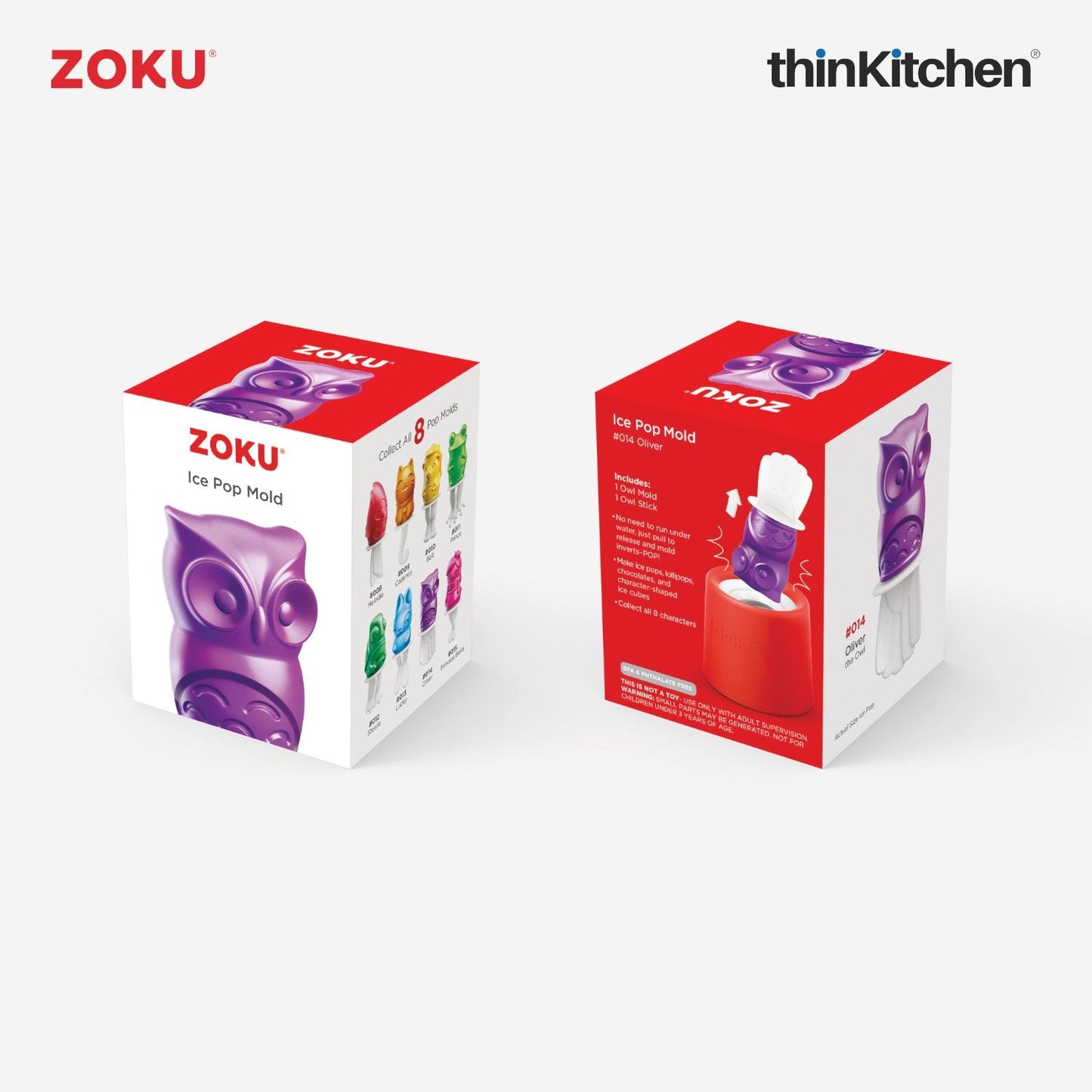 thinKitchen™ Zoku Owl Ice Pop Mold