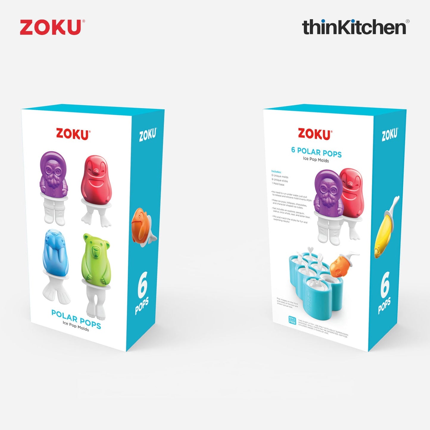 thinKitchen®Zoku Polar Pop Mold