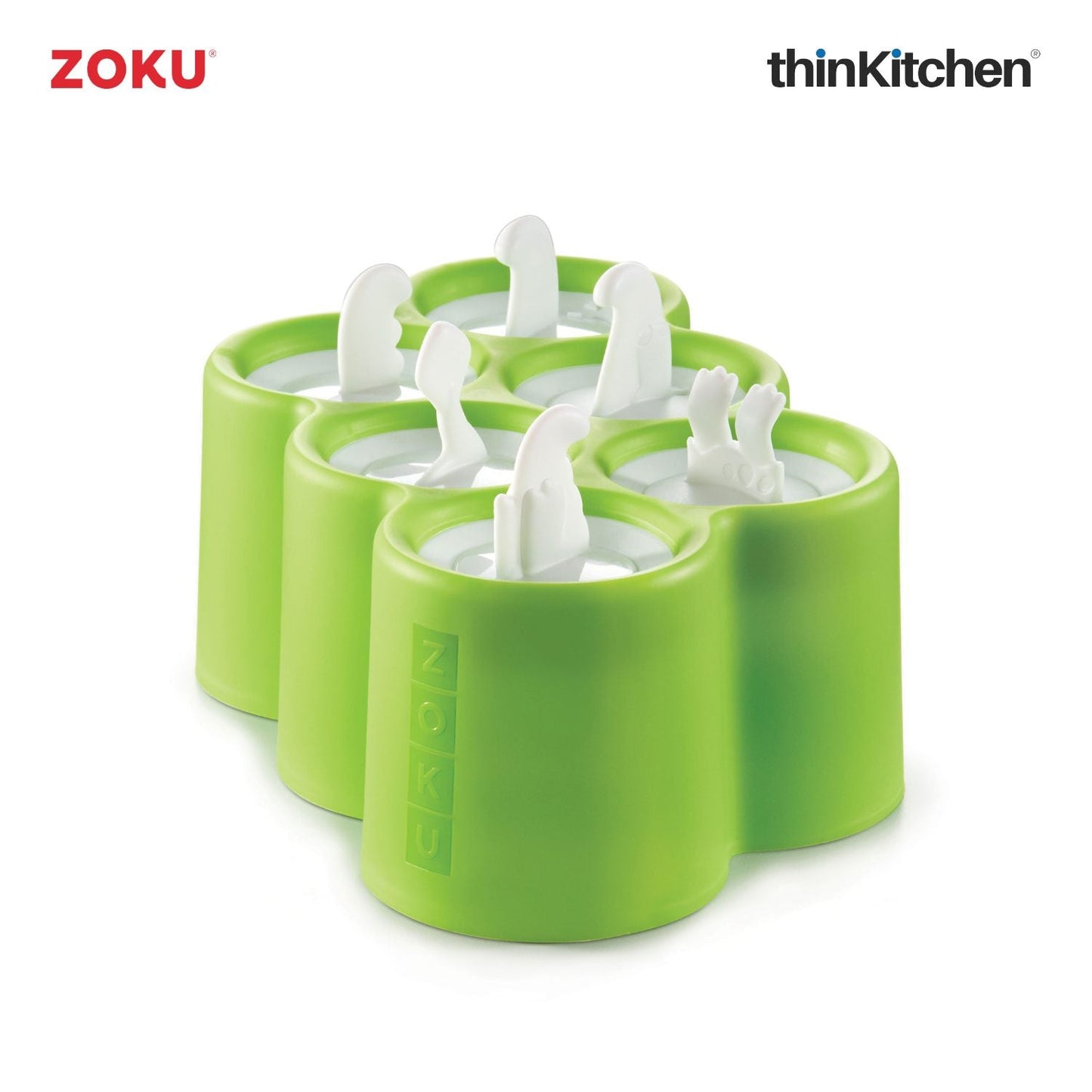 thinKitchen™ Zoku Dinosaur Pop Mold (6 pop)