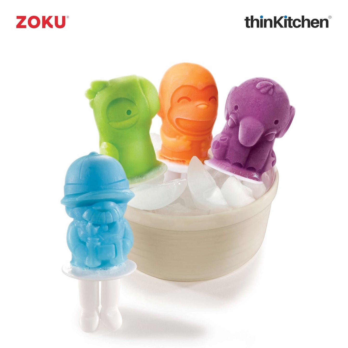 thinKitchen™ Zoku Safari Pop Mold (4 pop)