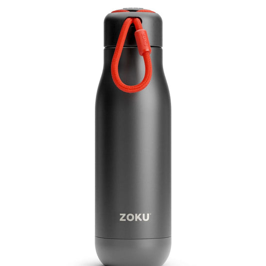 thinKitchen™ Zoku Stainless Steel Bottle, Black, 500ml
