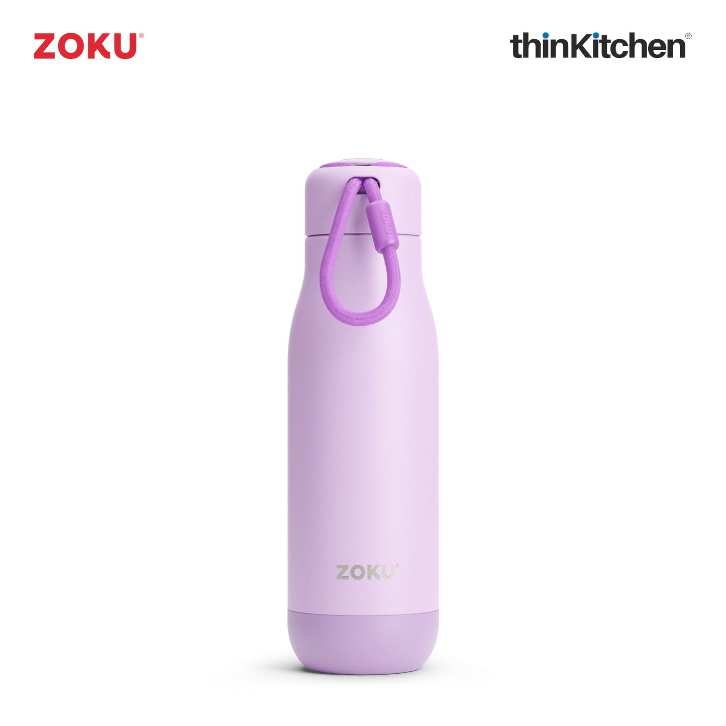 thinKitchen™ Zoku Lavender Stainless Steel  Bottle, 500ml