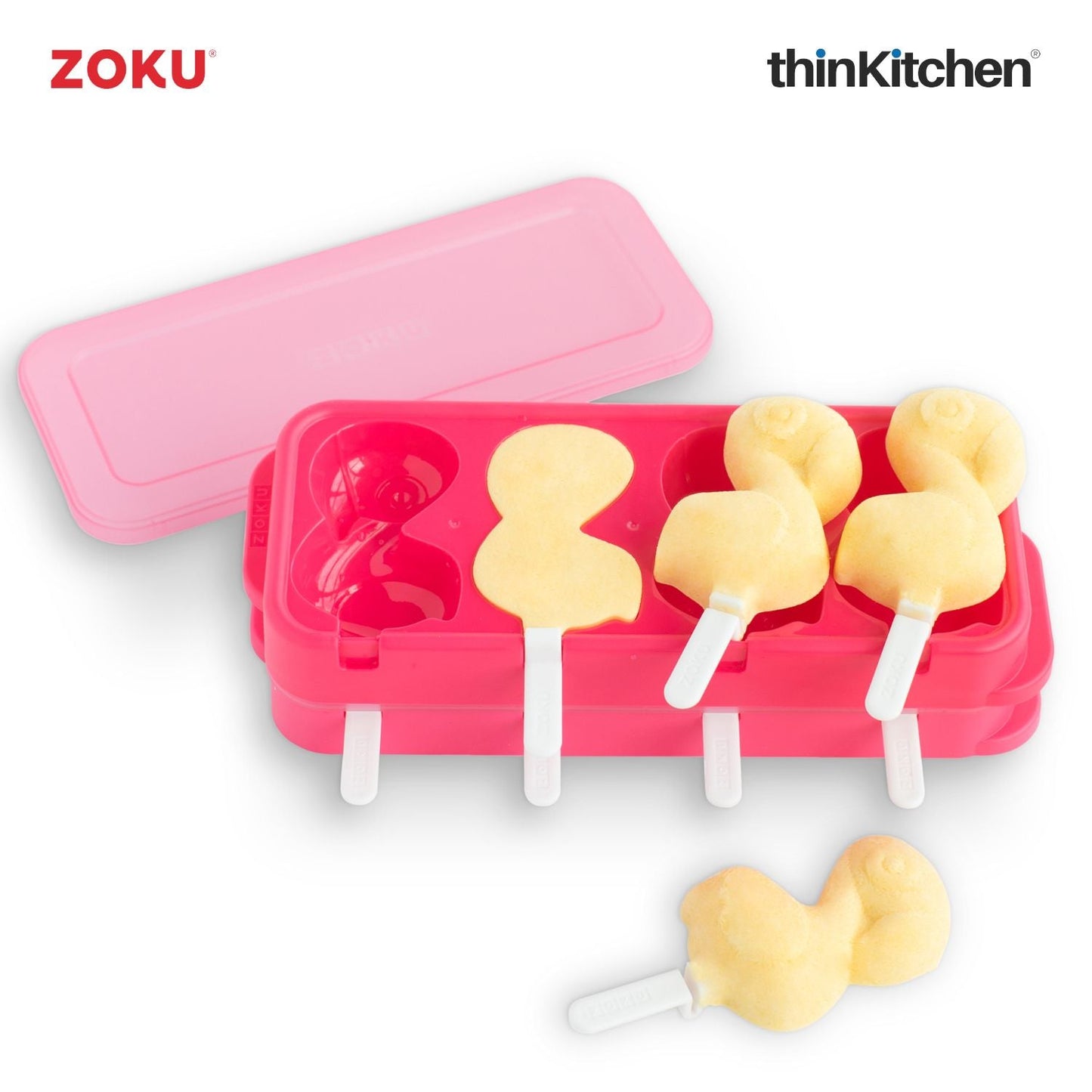 thinKitchen™ Zoku Flamingo Ice Pop Mold