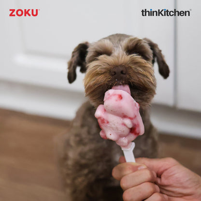 thinKitchen®Zoku Cat & Dog Ice Pop Mold