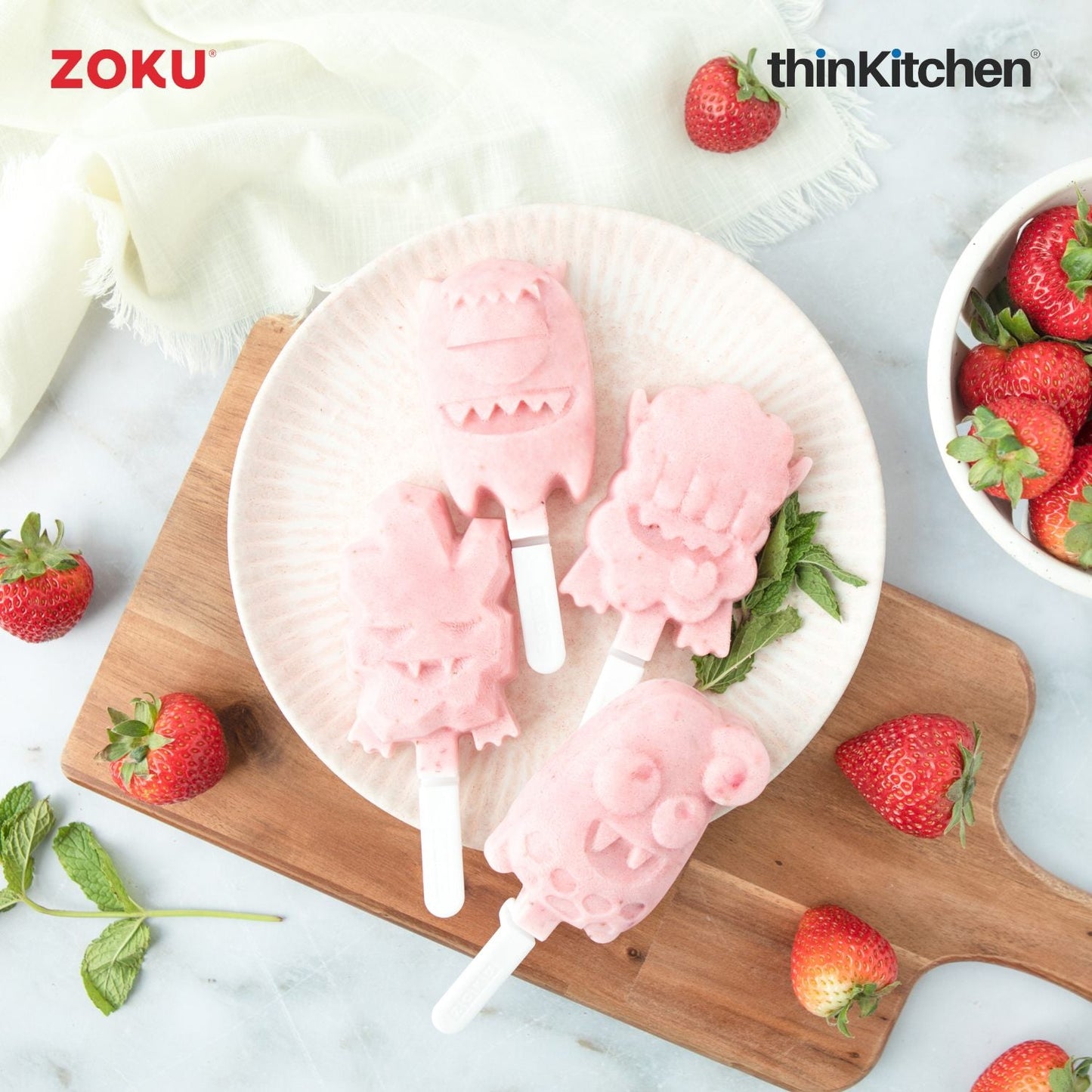 thinKitchen™ Zoku Monster Ice Pop Mold