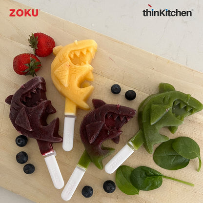 thinKitchen®Zoku Shark Ice Pop Mold