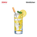 thinKitchen™ Zoku Orange Two Tone Pocket Straw