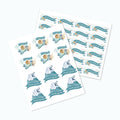 Personalised Sticker Sheet - Set of 2 | Waterproof