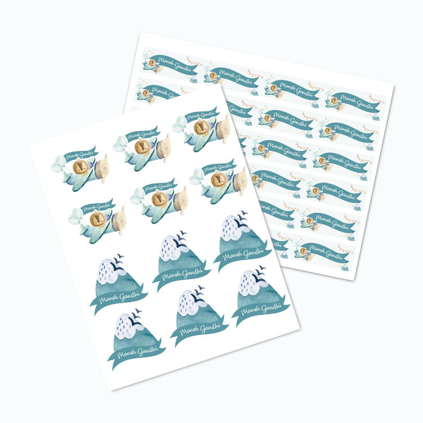 Personalised Sticker Sheet - Set of 2 | Waterproof