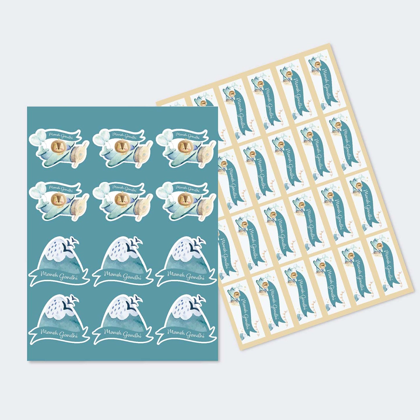 Sticker Sheet - Set of 2 - A4 Size