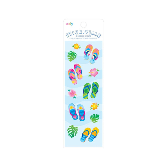 Stickiville Stickers: Flip Flops - Skinny (2 Sheets)