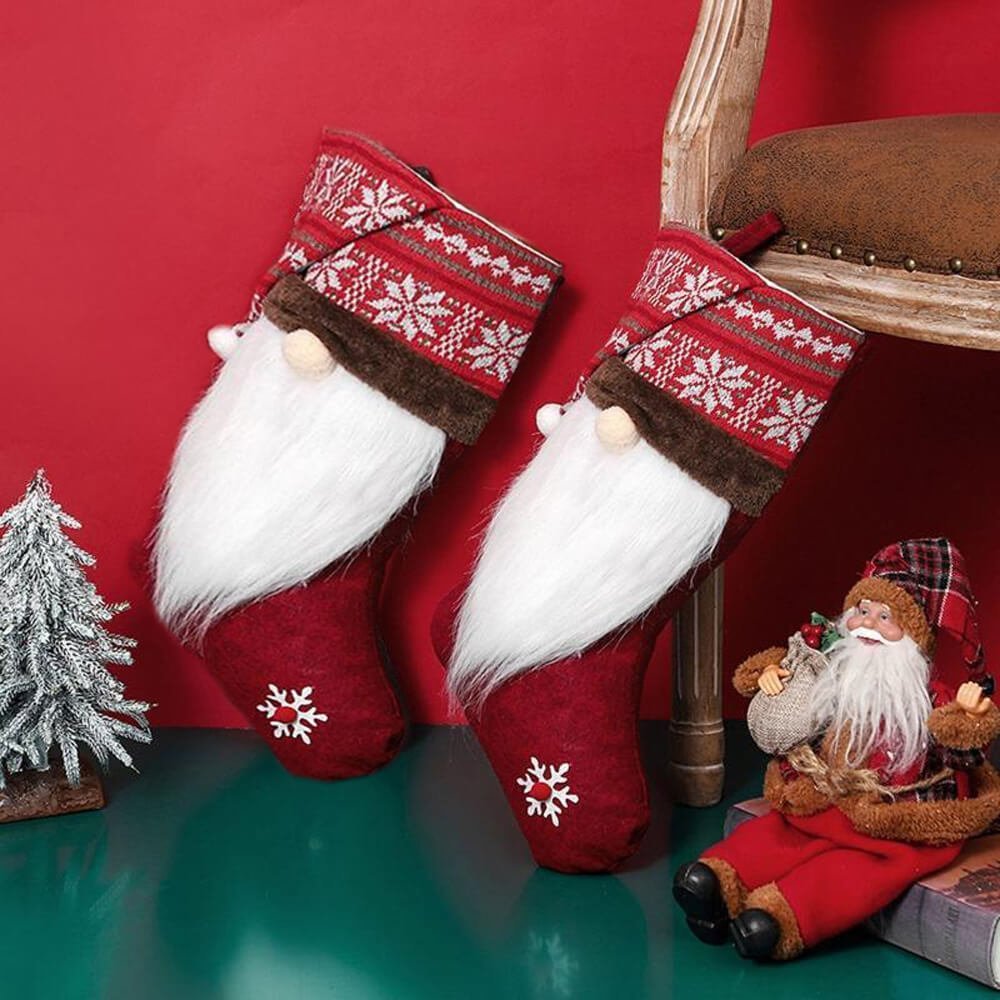Beardy Gnome Christmas Stockings