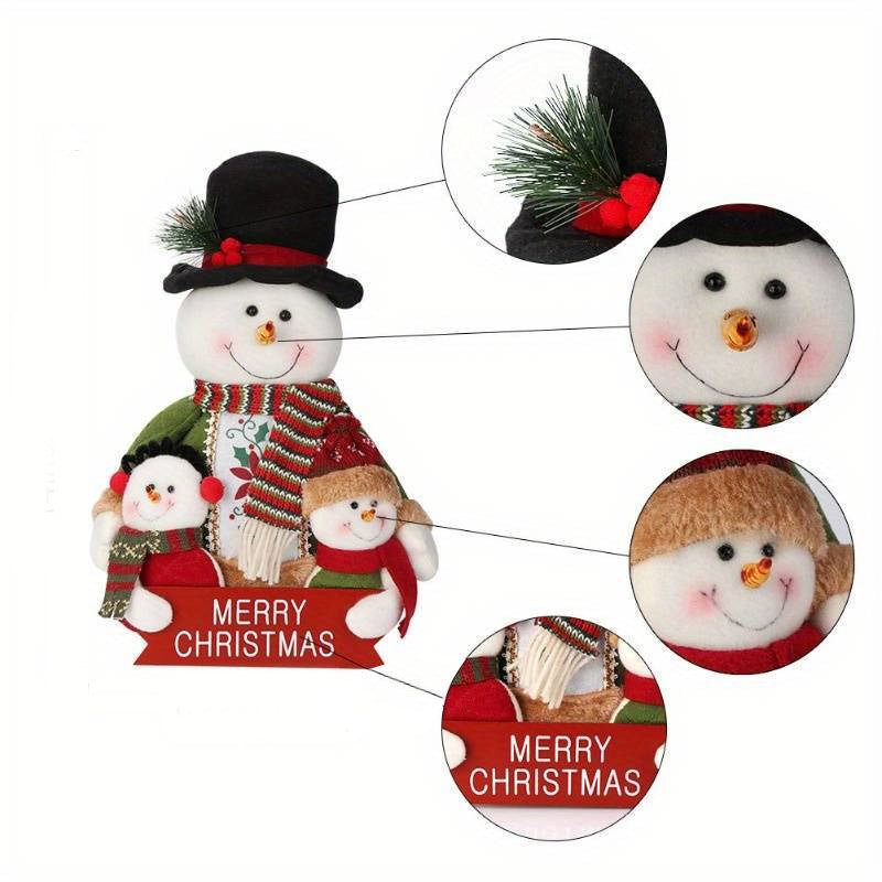Big Belly Snow Man Trio Christmas Table Décor - Little Surprise BoxBig Belly Snow Man Trio Christmas Table Décor