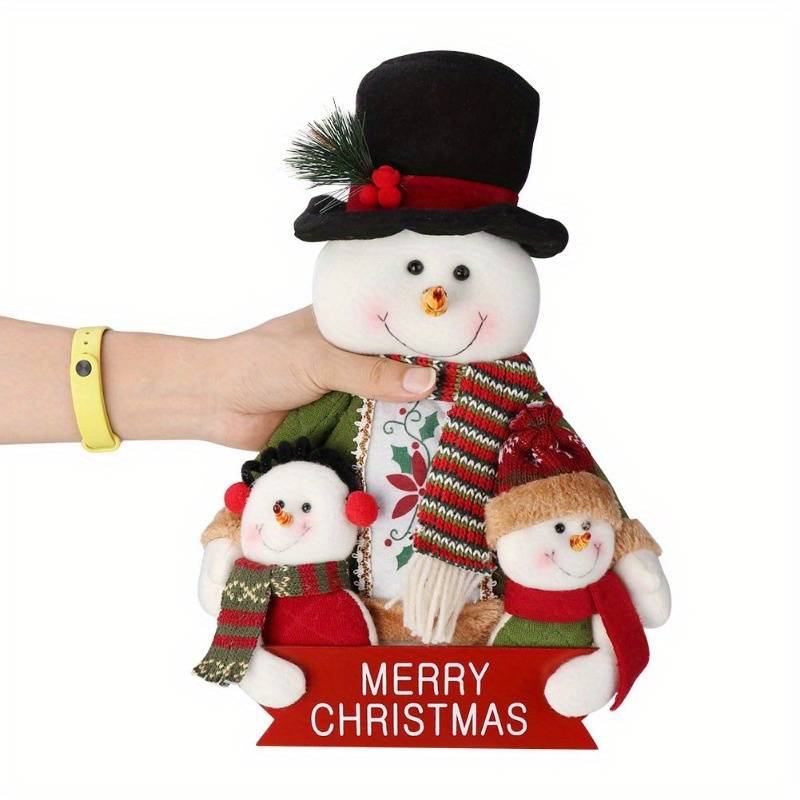 Big Belly Snow Man Trio Christmas Table Décor - Little Surprise BoxBig Belly Snow Man Trio Christmas Table Décor