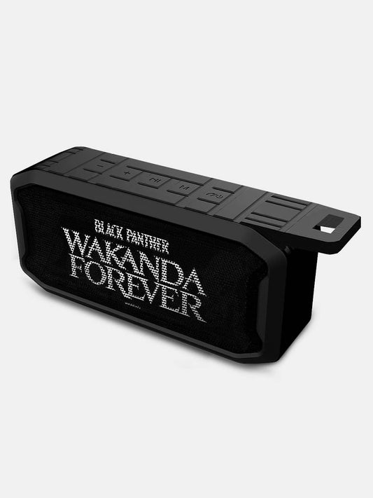 Wakanda Forever Logo White - Bluetooth Speaker Melody