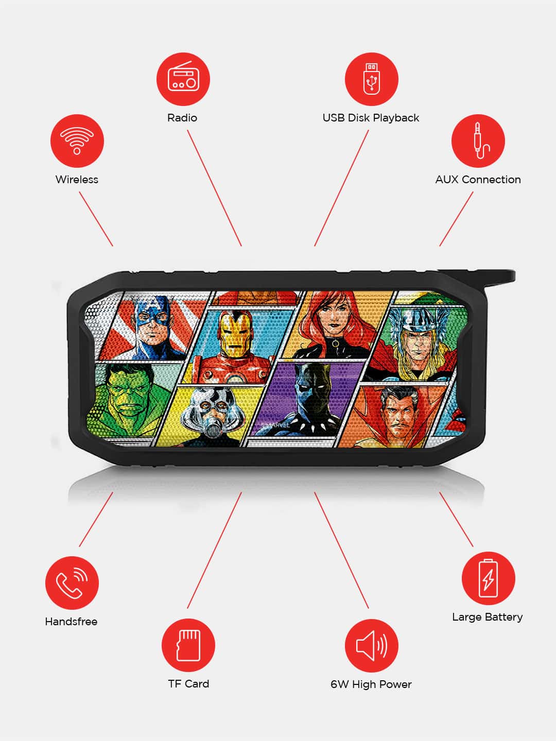 Avengers Frames - Bluetooth Speaker Melody
