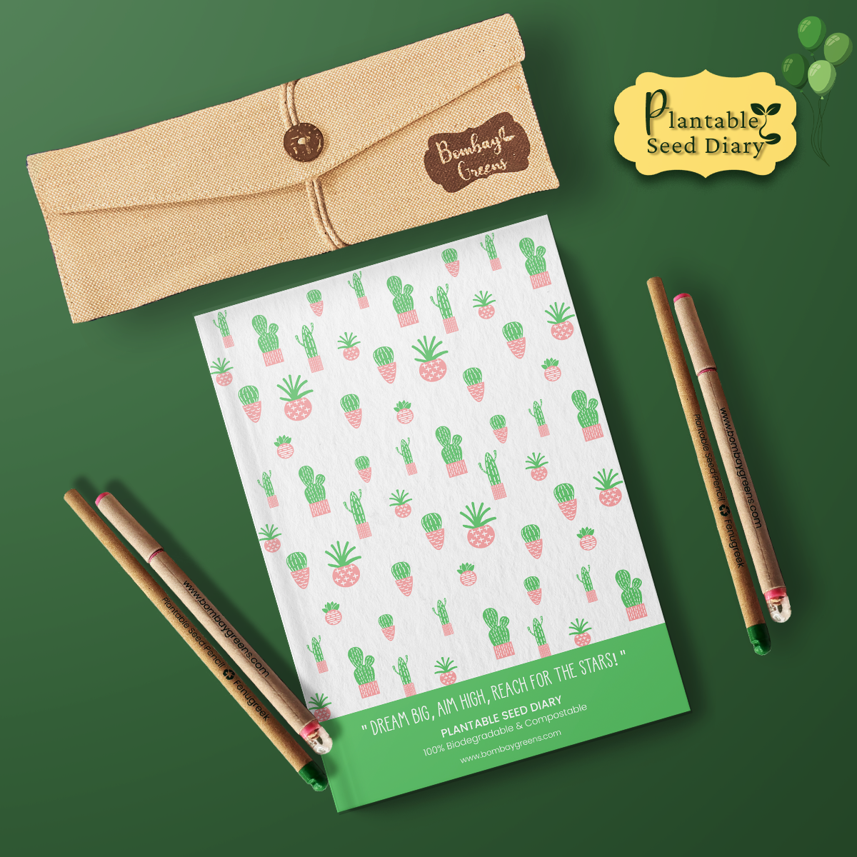 Plantable Stationery - Cactus